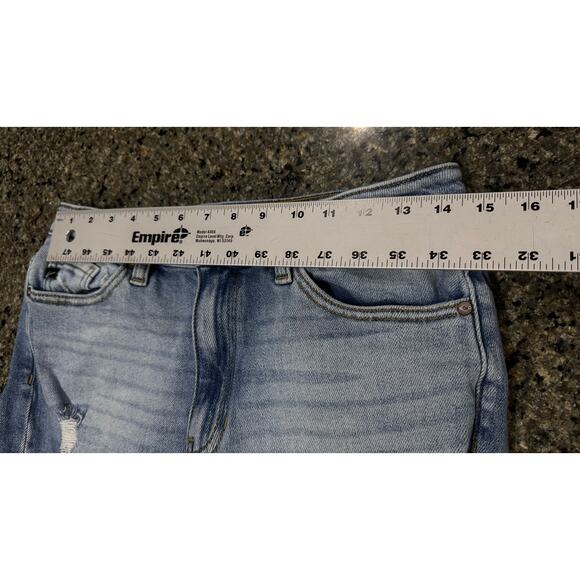 KanCan Ripped Jeans Women Junior Size 9 Blue Denim Distressed Cotton Blend - Picture 3 of 6